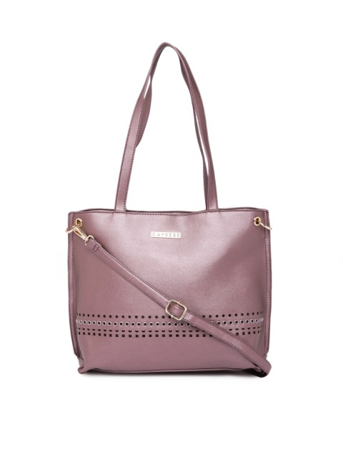 

Caprese Mauve Solid Shoulder Bag