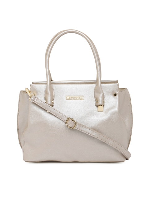 

Caprese Pink Solid Handheld Bag