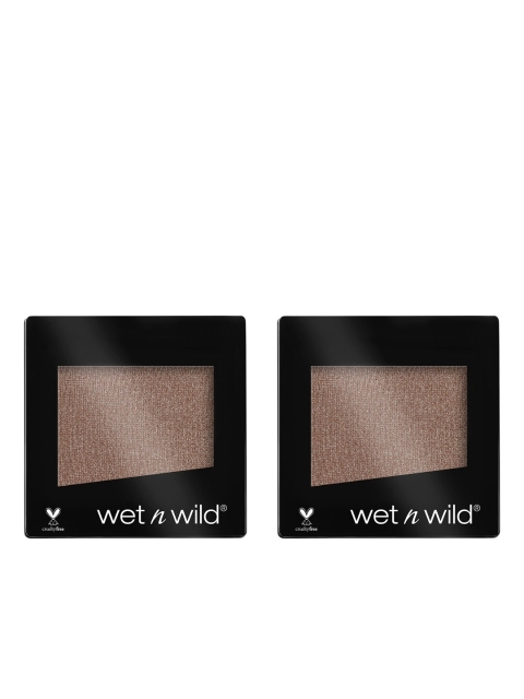 

Wet n Wild Sustainable Set of 2 Nutty E343A Glitter Cream Eyeshadows, Brown