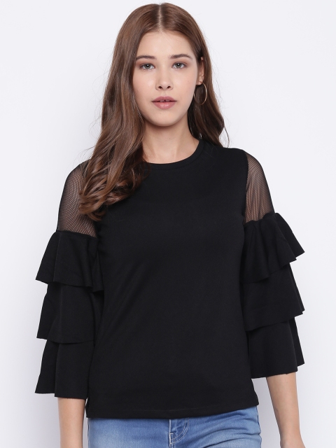 

Madame Women Black Solid Top