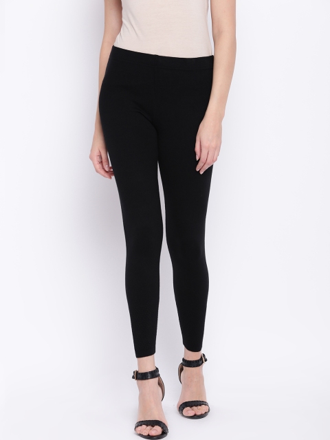 

Madame Women Black Solid Winter Leggings