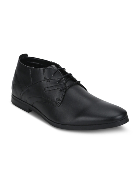 

Bond Street By Red Tape Men Black Solid Formal Boots