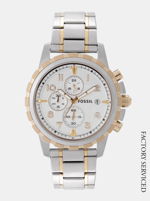 

Fossil Men Silver-Toned Factory Serviced Chronograph Watch FS4795I