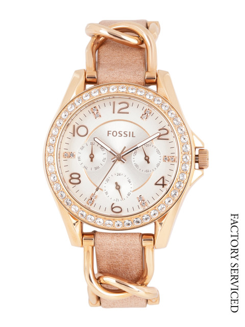 

Fossil Women Silver-Toned Analogue Watch ES3466I_Factory_Serviced