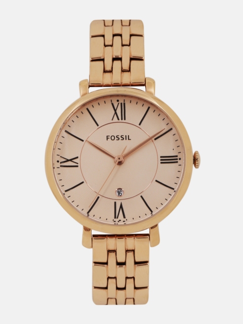 

Fossil Women Rose Gold Analogue Watch ES3435I_Factory_Serviced_1