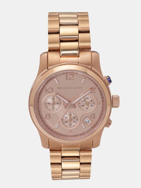

Michael Kors Women Rose Gold Analogue Chronograph Watch MK5128I_OR1