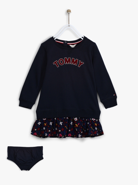 

Tommy Hilfiger Girls Printed T-shirt Dress, Navy blue