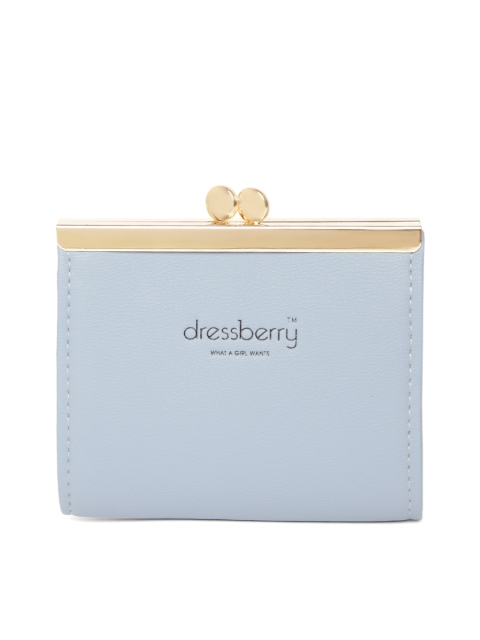 

DressBerry Blue Solid Purse