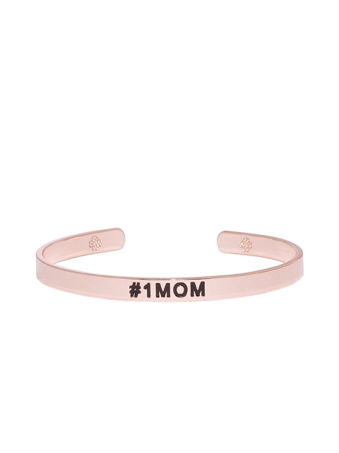 

Pipa Bella Women Rose Gold-Plated 1MOM Karma Bangle