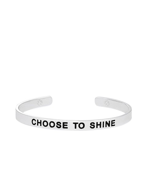 

Pippa Bella Silver Choose To Shine Karma Bangle