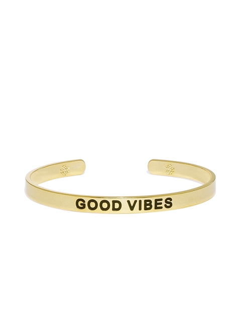 

Pipa Bella Gold Good Vibes Karma Bangle