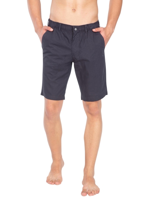 

Jockey Men Charcoal Solid Regular Fit Lounge Shorts 1203-0103-GRPHT