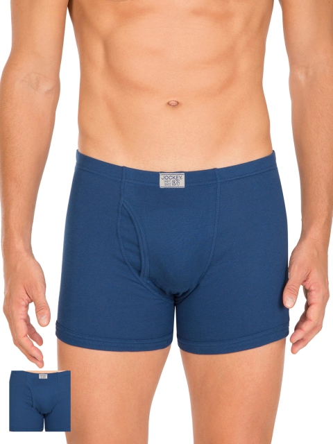

Jockey Men Pack of 2 Blue Trunks 8008-0205