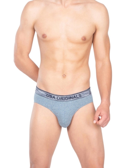 

Jockey Men Blue Solid Brief US69-0105-BLUJS
