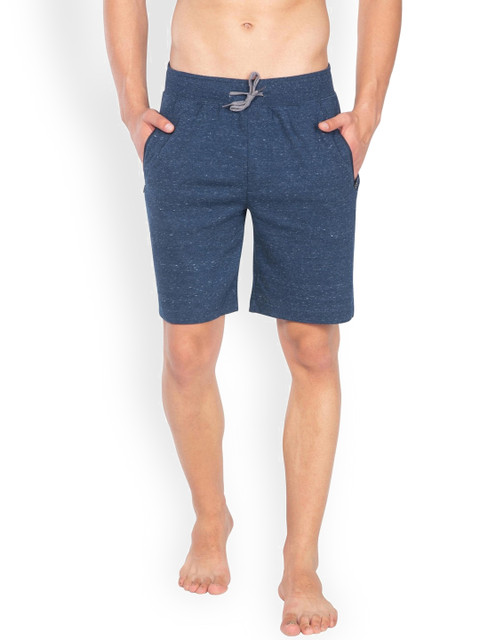 Jockey Men Navy Blue Solid Lounge 