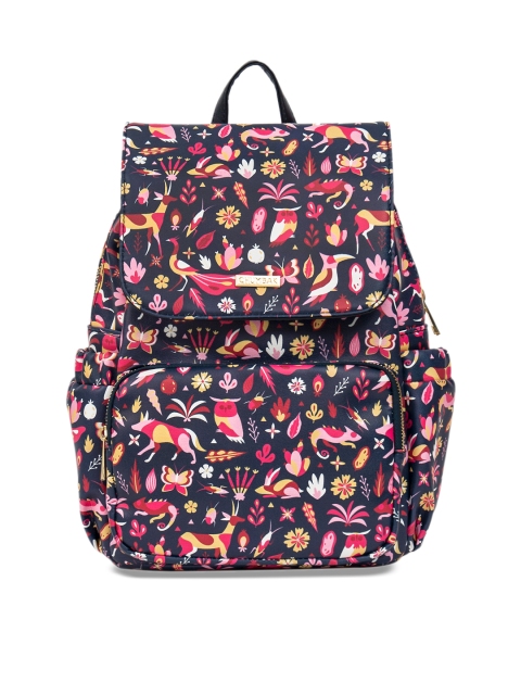 

Chumbak Women Navy Blue Backpack