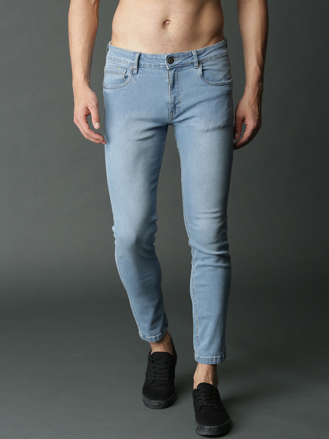 

Roadster Men Blue Skinny Fit Mid-Rise Clean Look Stretchable Jeans