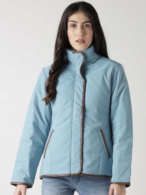 

Fort Collins Women Blue Solid Padded Jacket