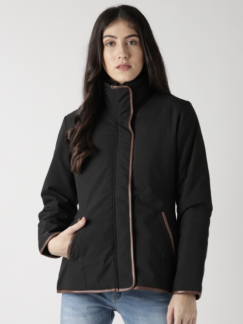 

Fort Collins Women Black Solid Padded Jacket
