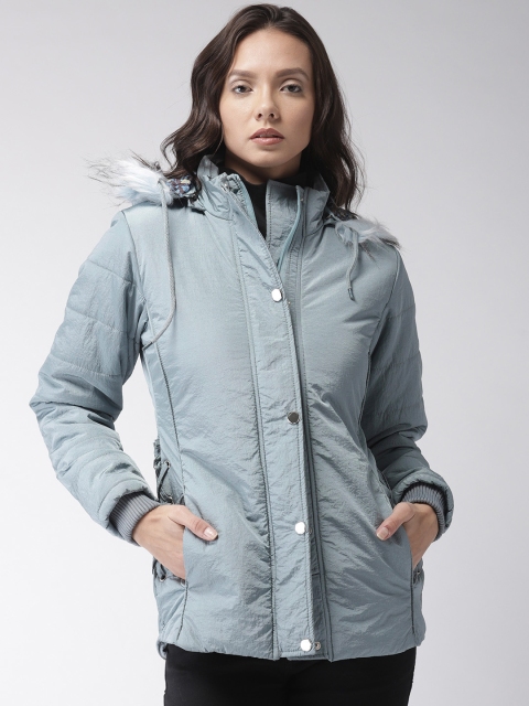 

Fort Collins Women Blue Solid Parka