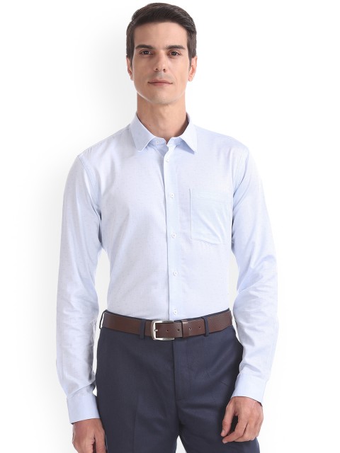 

Arrow New York Men White Slim Fit Solid Semiformal Shirt