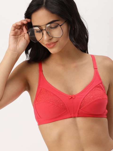

DressBerry Coral Pink Solid Non-Wired Non Padded Everyday Bra DB-MINI-BRA