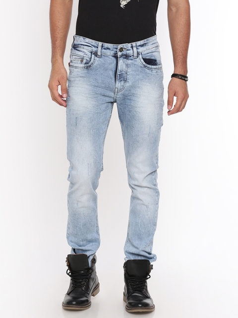 

Breakbounce Men Blue Slim Fit Mid-Rise Clean Look Stretchable Jeans