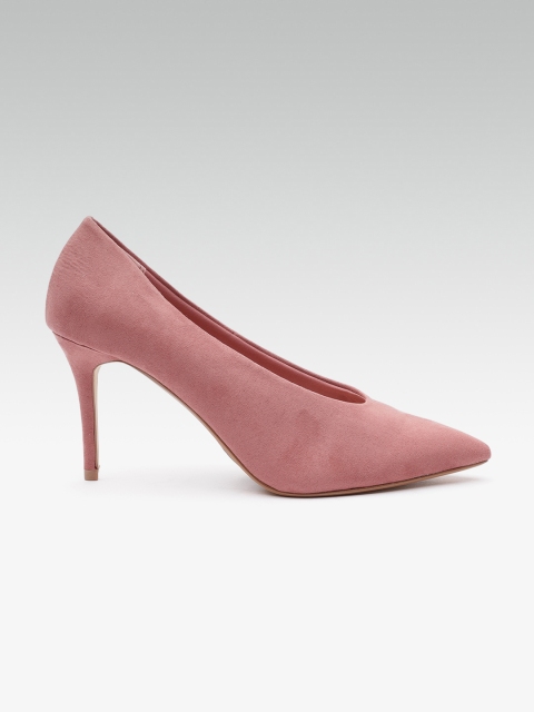 

DOROTHY PERKINS Women Dusty Pink Solid Pumps