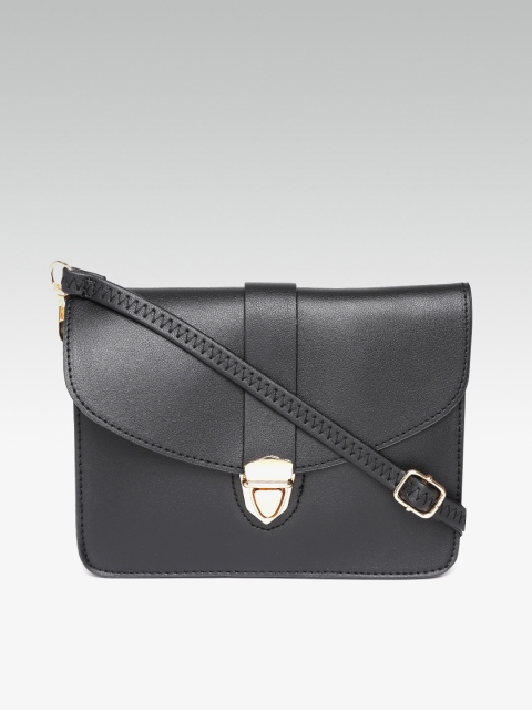 

DOROTHY PERKINS Black Solid Sling Bag