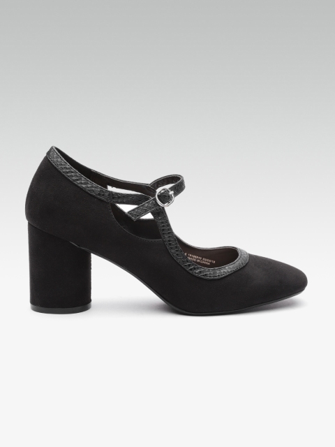 

DOROTHY PERKINS Women Black Solid Pumps