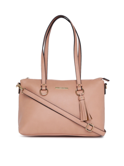 

CERIZ Pink Solid Shoulder Bag