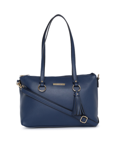 

CERIZ Navy Blue Solid Shoulder Bag