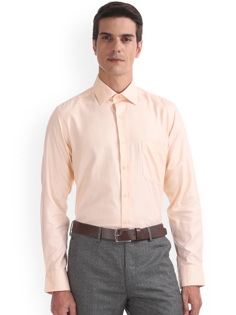 

Arrow Men Orange Regular Fit Solid Formal Shirt