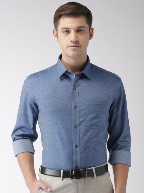 

Arrow Men Blue Slim Fit Solid Formal Shirt