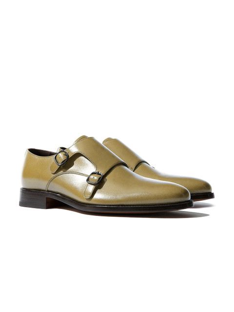 

Rapawalk Beige Handcrafted Standard Width Leather Monks