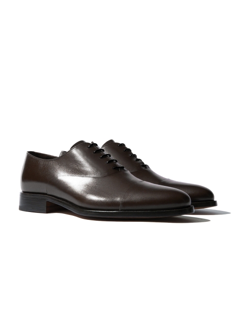 

Rapawalk Brown Handcrafted Wide Width Leather Oxfords