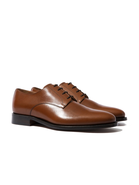 

Rapawalk Tan Handcrafted Wide Width Leather Derbys