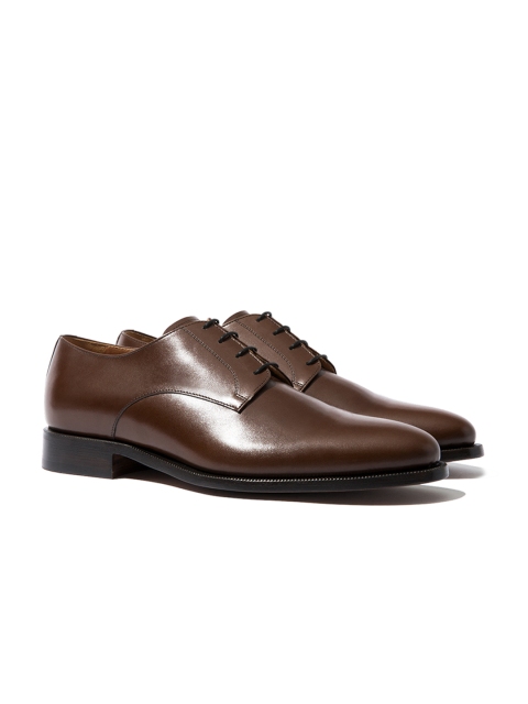 

Rapawalk Coffee Brown Handcrafted Wide Width Leather Derbys