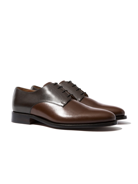 

Rapawalk Brown & Coffee Brown Handcrafted Wide Width Leather Derbys
