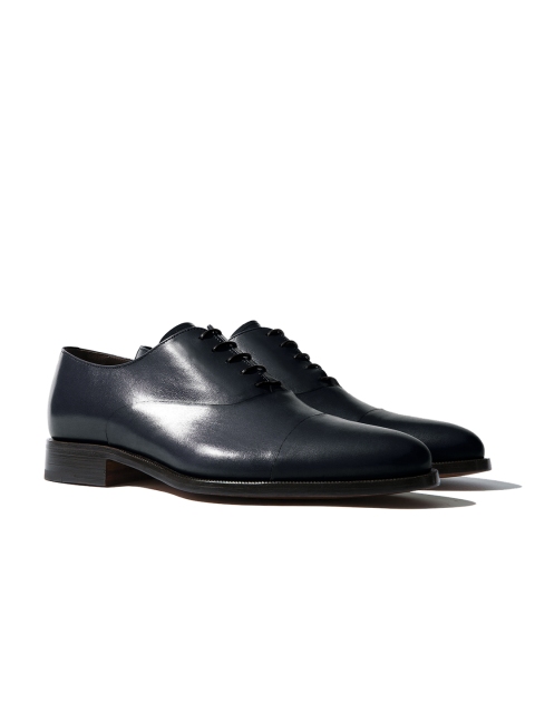 

Rapawalk Blue Handcrafted Wide Width Leather Oxfords