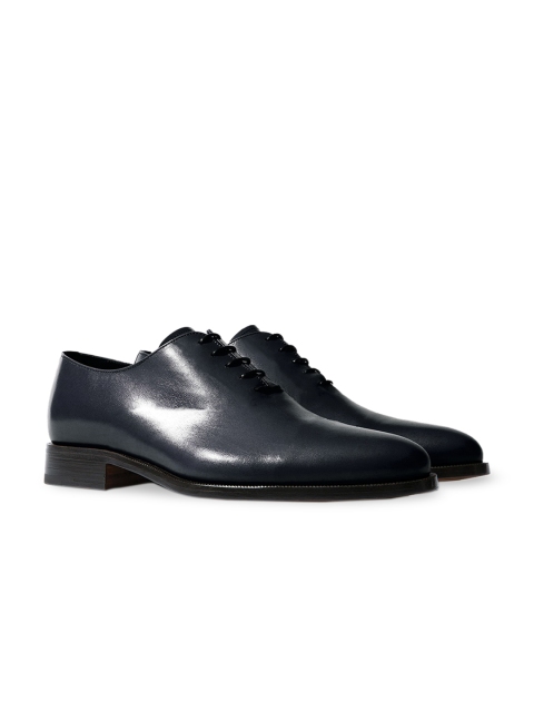 

Rapawalk Blue Handcrafted Wide Width Leather Oxfords