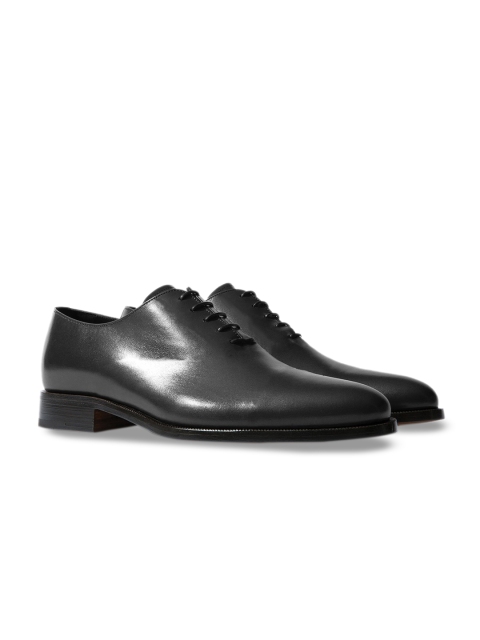 

Rapawalk Grey Handcrafted Standard Width Leather Oxfords