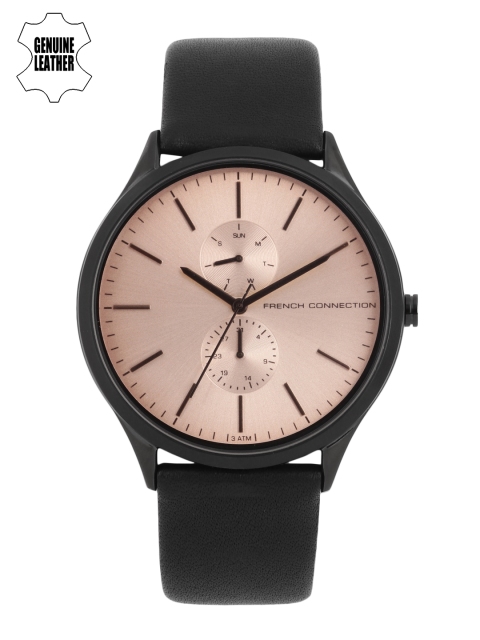 

French Connection Men Brown Analogue Watch FC1222T_OR1, Pink