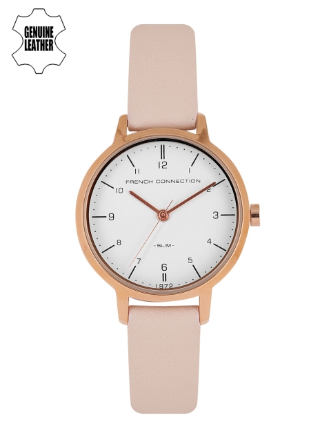 

French Connection Women White Analogue Watch FC1256CRG_OR1