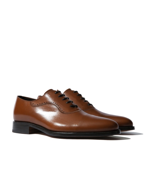 

Rapawalk Tan Handcrafted Wide Width Leather Oxfords