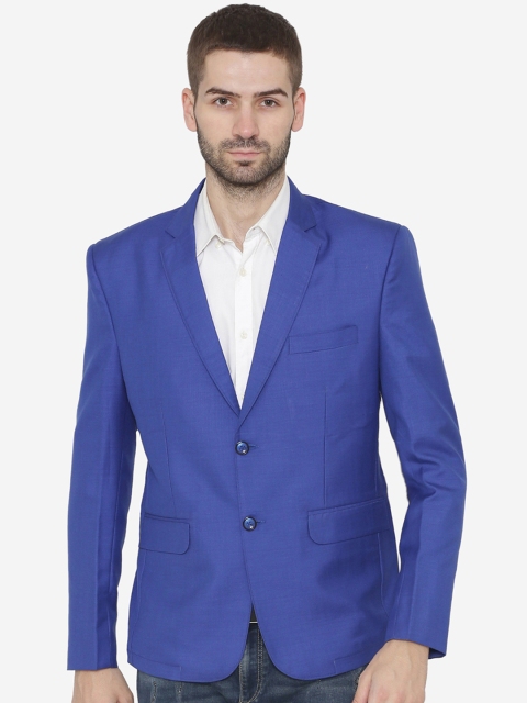 

Wintage Blue Single-Breasted Casual Blazer