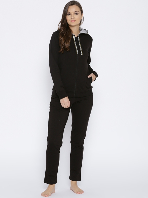 

MADAME M SECRET Women Black Solid Night Suit S8W30567 002