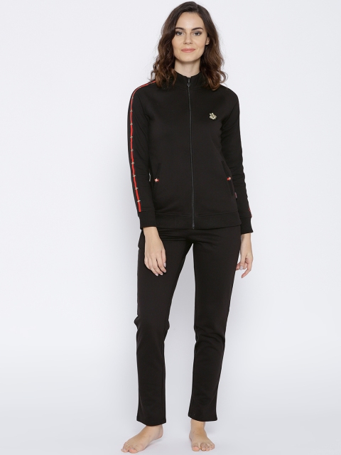 

MADAME M SECRET Women Black Solid Night Suit S8W30550 002