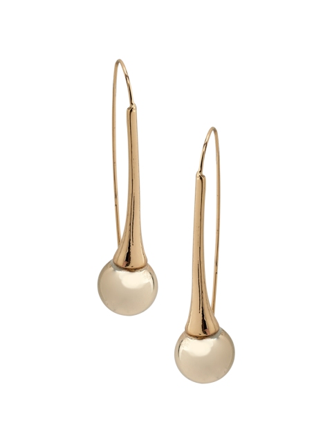 

Kazo Gold-Toned Spherical Drop Earrings