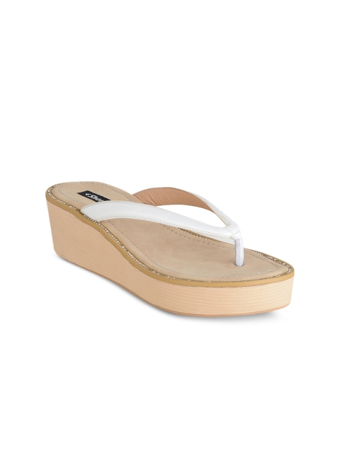 

Sherrif Shoes Women White Solid Heels